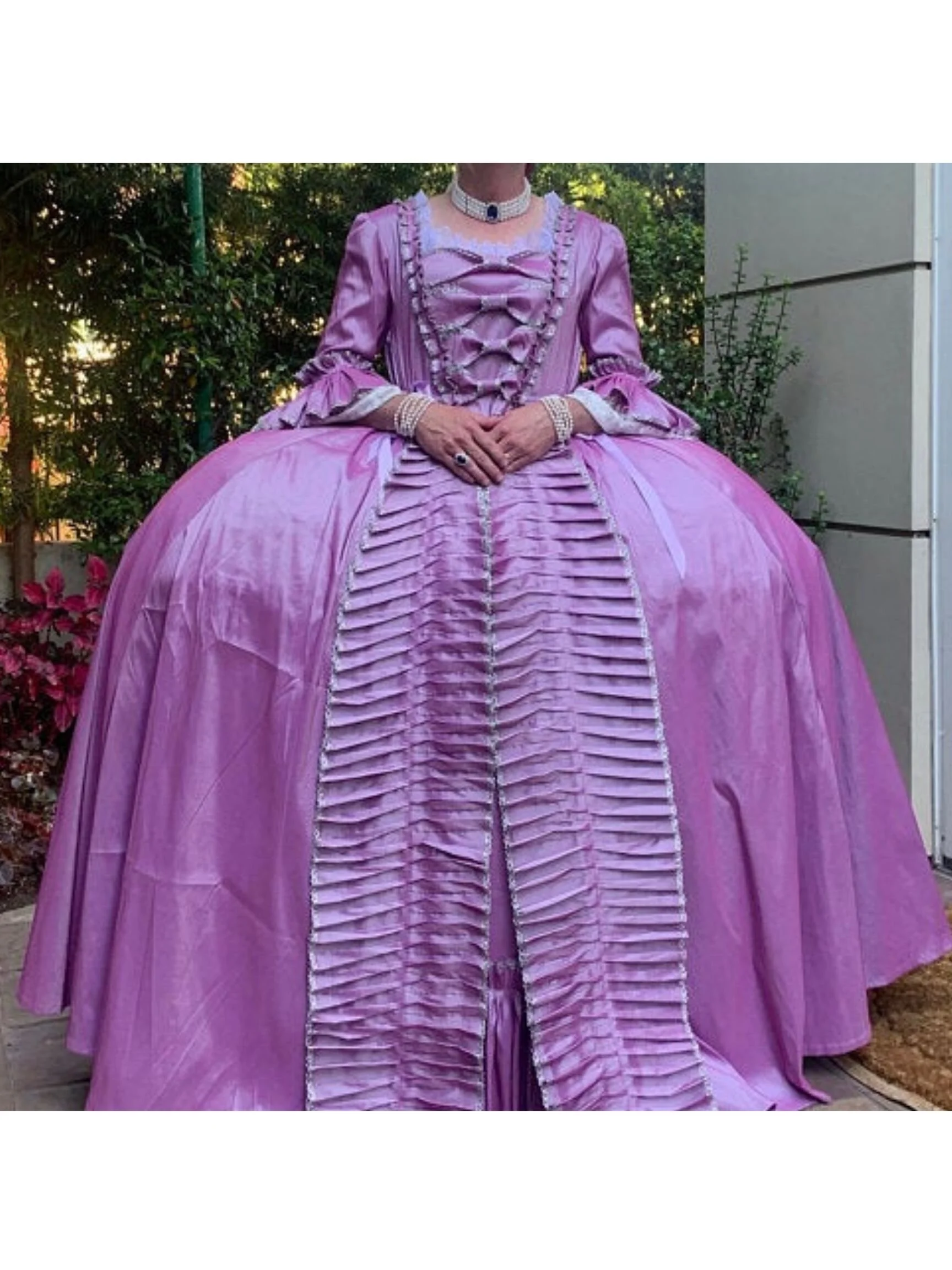 18th century extra wide full pannier — Period Corsets